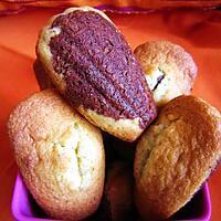 recette Madeleines marbrées