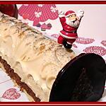 recette Bûche Vanille Insert Caramel Beurre Salé