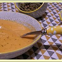 recette Velouté de Courge Butternut et Patate Douce.