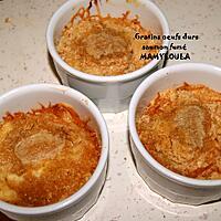 recette Gratin de saumon fumé/oeuf dur