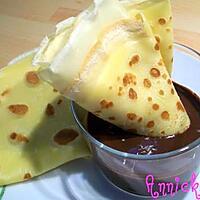 recette Crêpes coco-citron, sauce au chocolat