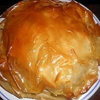 recette Tourte croustilllante au poulet