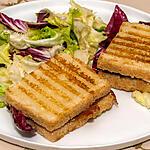 recette Croque monsieur jambon sec, chèvre et pruneaux