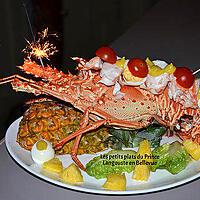 recette LANGOUSTE COMME EN BELLEVUE POUR REVEILLON DE LA ST SYLVESTRE