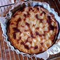 recette Tarte poires - amandes