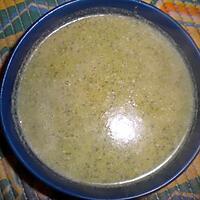 recette Soupe de brocolis aux gorgonzolas