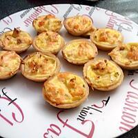 recette Minis tartelettes saumon crevettes