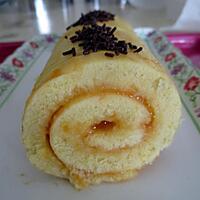 recette BISCUIT ROULE A LA CONFITURE