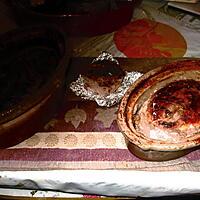 recette terrine  de canard noisettes, pistaches de michelle croquant fondant;