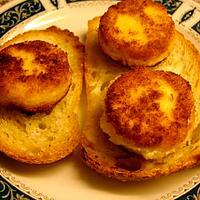 recette Queijo de cabra panado (fromage de chèvre paner)Portugal