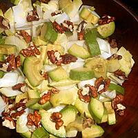 recette Salade  d endive et d avocat