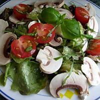 recette Salade aux Champignons