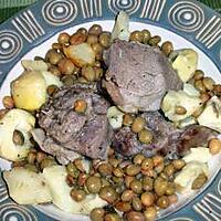 recette Tadjine d'agneau au petits pois et coeurs d'artichaux