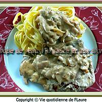 recette Escalope de veau à la sauce et aux oignons