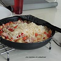 recette Tagliatelles de riz aux noix de St Jacques à la crème