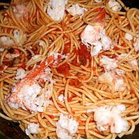 recette Spaghetti au homard