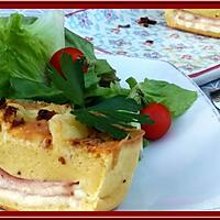 recette Cake au fromage de Raclette et Bacon