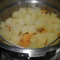 recette Purée de pommes de terre et courge butternut