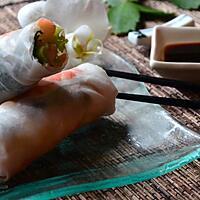 recette ROULEAUX DE PRINTEMPS FAITS MAISON POUR NOUVEL AN CHINOIS