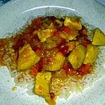 recette Poulet à l'indienne