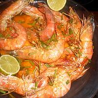 recette Gambas à la créole