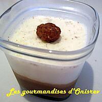 recette panna cota vanille, chocolat base yaourts