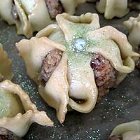 recette Petits gâteaux pincés en forme de fleur