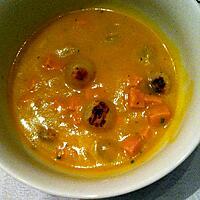 recette Velouté de navets et carottes aux épices