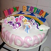 recette Gâteau anniversaire My little pony