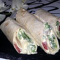 recette Wrap surimi