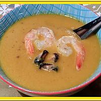 recette Velouté de carottes à la crème de coco et cumin