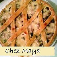 recette tarte aux champignons de Paris