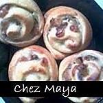 recette Brioche à la crème pâtissière et aux raisins secs