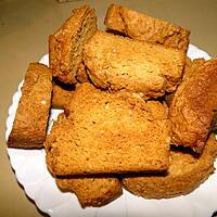 recette Biscottes aux amandes