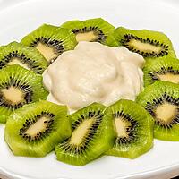 recette Carpaccio de kiwis à la mousse aux pommes