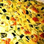 recette Clafoutis courgettes et fourme d'ambert
