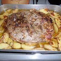recette Rouelle de porc et pommes de terre