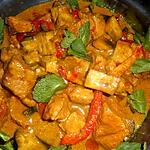 recette Sauté de porc au curry thai