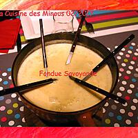 recette La Fondue Savoyarde