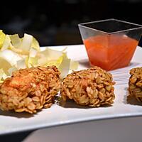 recette NUGGETS DE POULET AUX FLOCONS D'AVOINE, FAITS MAISON