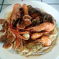 recette Spaghetti aux fruits de mer