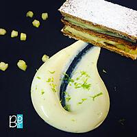 recette Le mille-feuille exotique Ananas coco