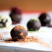 recette Truffes crues à l'amaretto