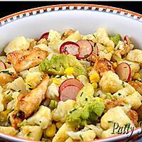 recette Salade de Choux-fleurs et poulet
