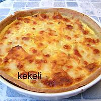 recette Quiche aux lardons et mozzarella