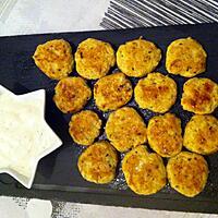 recette Nuggets de poulet à l'indienne et sauce yaourt