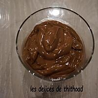 recette crème au chocolat sans sucre