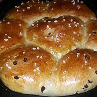 recette brioche pepite de chocolat