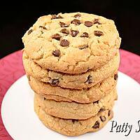 recette Cookies au Beurre de Cacahuète et Chocolat