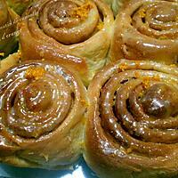 recette rouleaux du matin de cannelle et d'orange